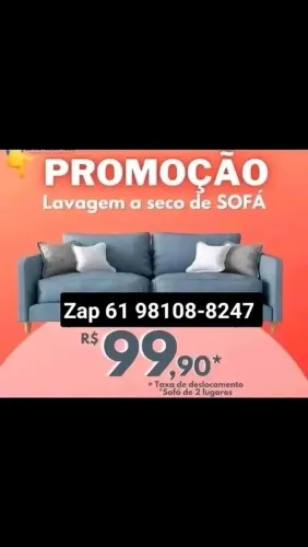 Limpeza de sofá