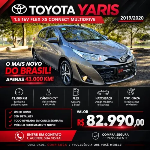 Toyota Yaris XS 1.5 Flex 16V 5P Aut. 2020