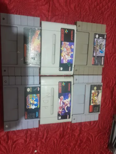 Lotizinho de jogos super Nintendo