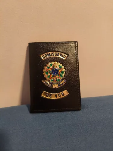 Carteira comissário de voo (porta-cartões de mimo)