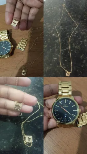 Corrente Romanel 70cm Relógio novo com o gomo 400$ os dois