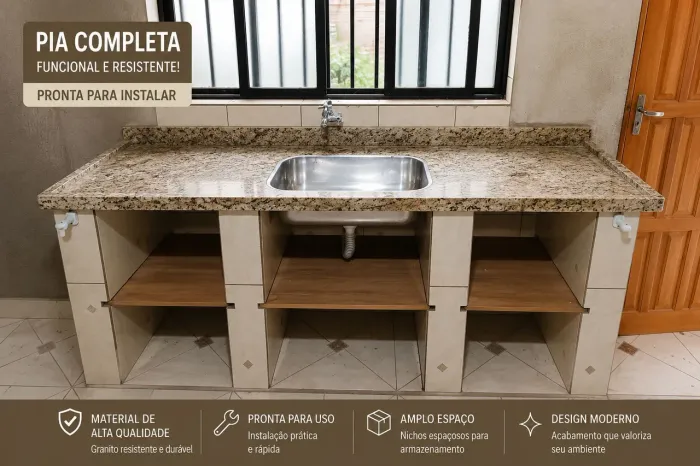 Vendendo pia de mármore em perfeitas condições