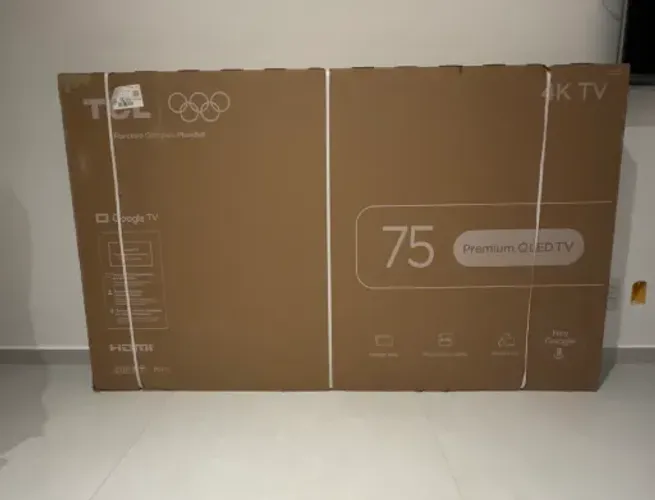 Smart TV 75? TCL QLED P7L 4K Nova Lacrada
