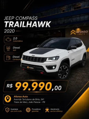 Jeep Compass Trailhawk 2.0 4X4 Dies. 16V Aut. 2020