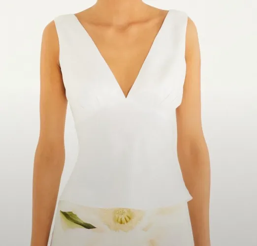 Blusa Farm decote V P