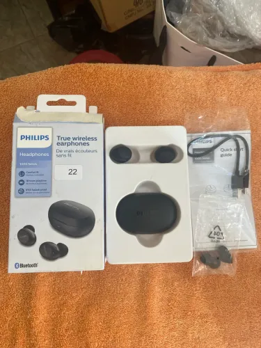 PHILIPS Fone de ouvido sem fio TWS bluetooth ( sucata) 