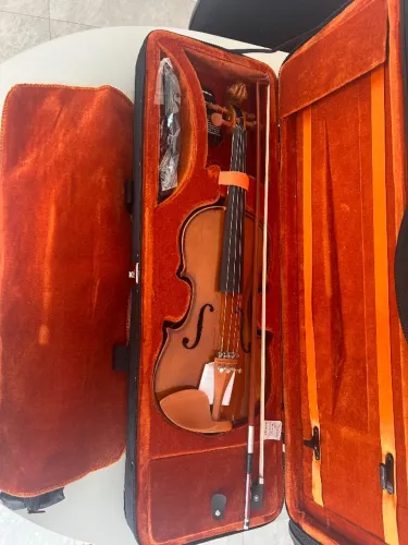 Violino 4/4 Completo C/ Estojo Case Spring Arco, Breu Barato