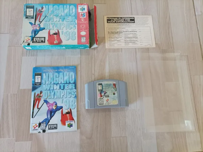 Nagano winter Nintendo 64 na caixa com case