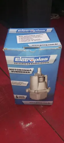 Bomba de água da marca eletroplas moto bomba