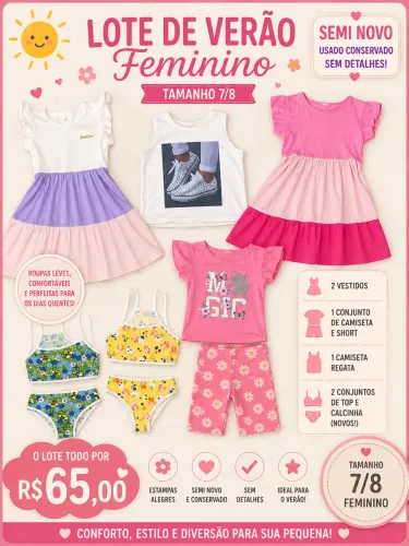 Lote infantil menina