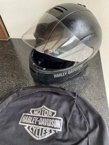 Capacete Harley Davidson HD-H05 + Par de luvas de motociclista