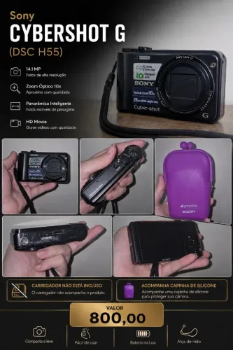 Câmera Sony Cybershot G