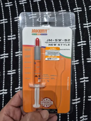 Pasta térmica 3G condutividade 6W Jakemy novas lacradas ENTREGAMOS