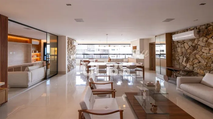 Apartamento mobiliado de alto padrão com 3 suítes e 222 m² no Reserva Newest, 3 vagas, aut