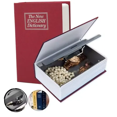 Cofre Livro Secreto com Chave - Discreto e Seguro