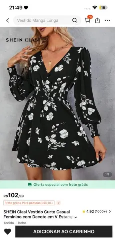 Vestidos shein novo g