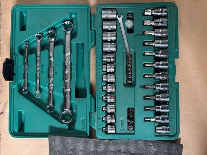 Jogo de Soquete 1/4 3/8 chaves torx 35 peças Sata profissional modelo ST09010SJ