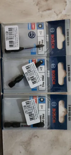 Jogo de bits 55mm Bosch Pro Impact PH1 PH2 PH3