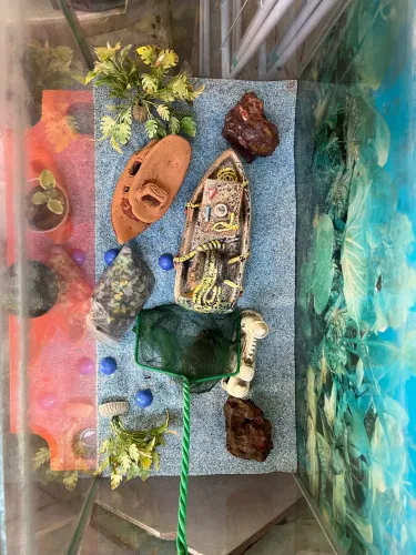 Aquário para peixes