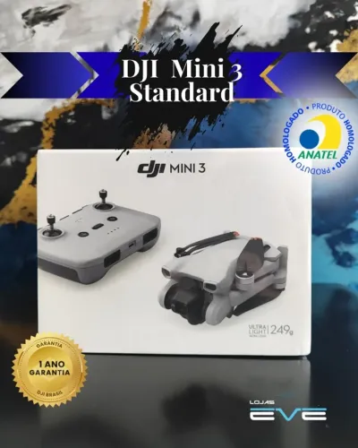 Drone DJI Mini 3 Standard (Sem tela) BR - BRDJI038