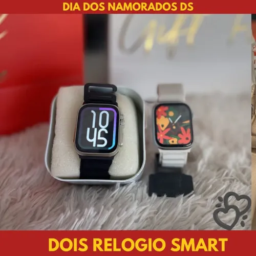 Dois relógios Smartwatch - PROMOÇÃO DIA DOS NAMORADOS 