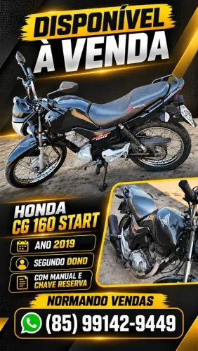 Moto Honda CG START 160 2019