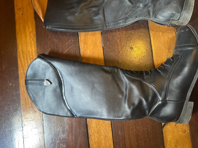 Bota de couro Hipismo
