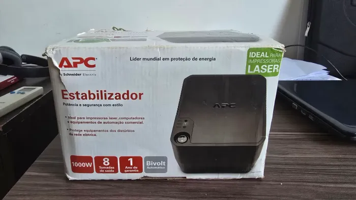 Estabilizador apc NOVO NUNCA USADO