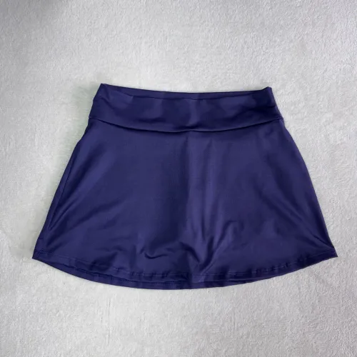 ? Short Saia Fitness Azul Marinho Tam M Academia