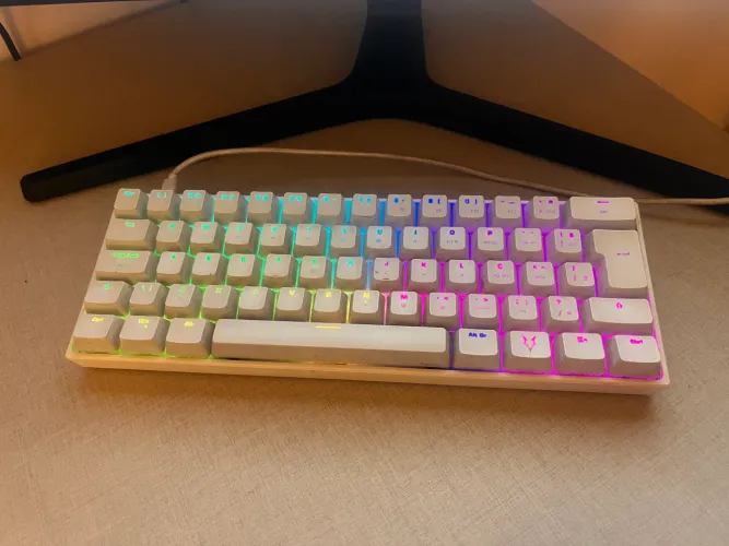 Teclado Husky Blizzard Branco com RGB