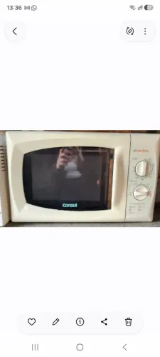 Micro-ondas 18lt 220v Bom estado  nao entrego 