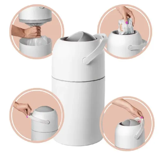 Lixeira Antiodor 10L com Sistema de Vedação Inteligente