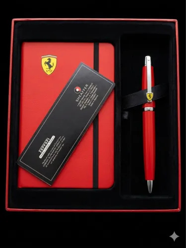 Executivo Ferrari Sheaffer Caneta E Caderno Oficial