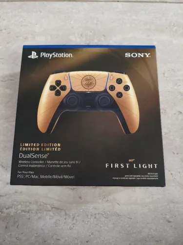 Controle Sem Fio DualSense - Edição Limitada de 007 First Light - Lacrada