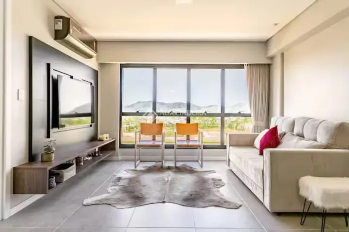 Apartamento para Locação no OKA Floripa - 1 Quarto, 57m², Mobiliado, com Vaga e Lazer Comp