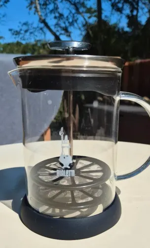Cremeira Bialetti vidro 1l<br>Cafeteiras<br>Cremeira Bialetti em Vidro -