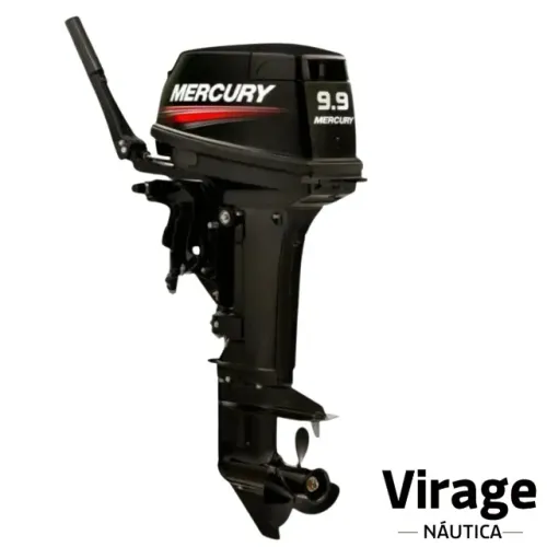 Motor De Popa Mercury 9.9hp 9.9mh Rabeta 15'' 2 Tempos