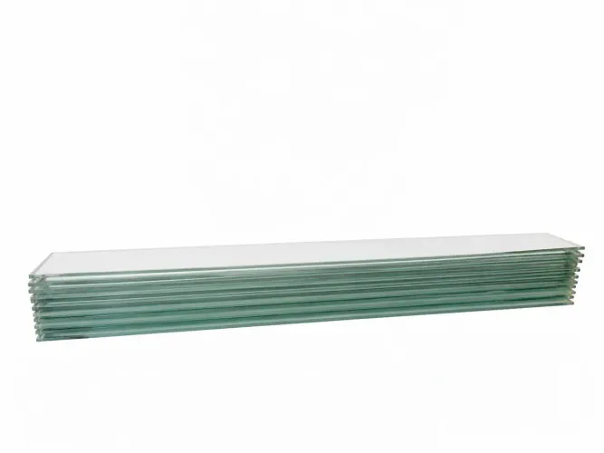Vidro para gôndola de supermercado 9,5x120 cm