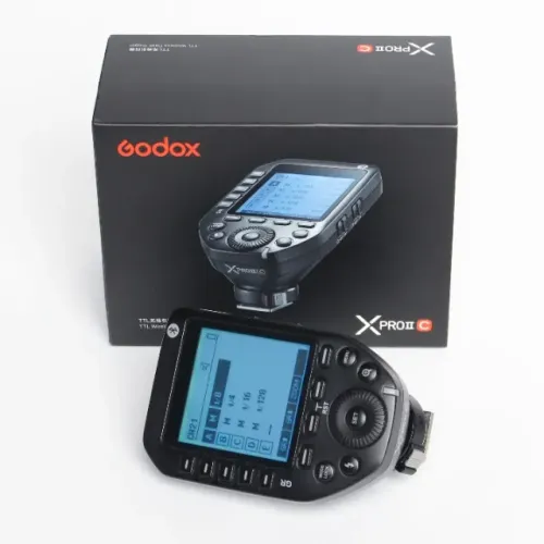 Kit Radio Flash Godox Transmissor Xpro-ii-c + 2 Receptor X1r-c Ttl