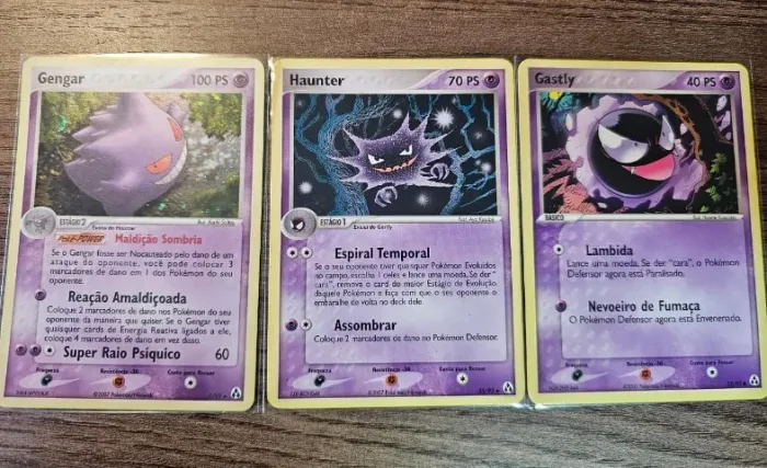 Carta Pokemon - Gengar Haunter Gastly SP (Legend Maker)