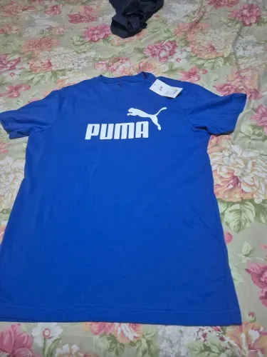 Camiseta ess tem puma masculina azul
