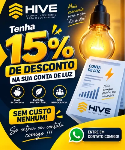 Desconto em sua conta de energia