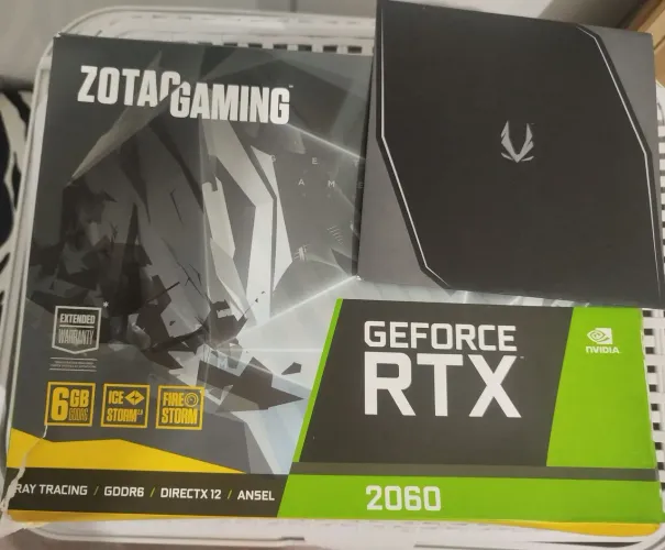 RTX 2060 6GB ZOTAC GAMING GDDR6 192-BITS + CAIXA