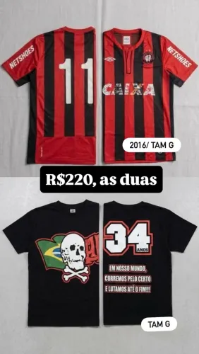 Camisa Atlético + fanáticos