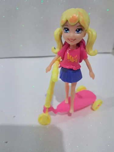 Polly Pocket + Patinete