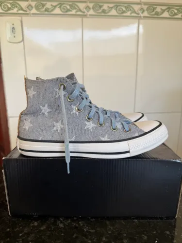 Converse All Star azul jeans