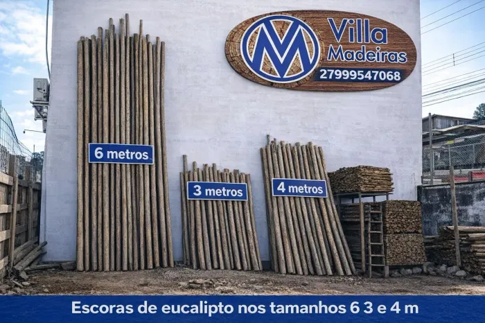 Escora de eucalipto 