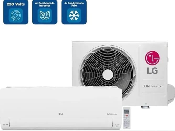 AR CONDICIONADO 12.000 BTUS LG DUAL INVERTER