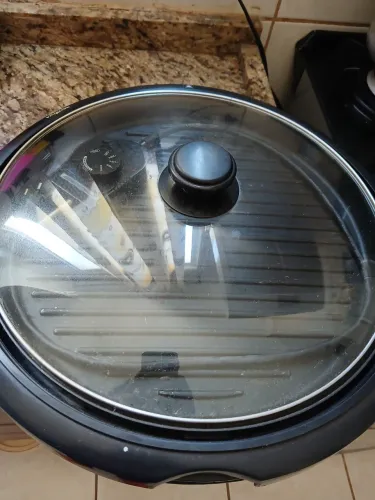 Grill Elétrico Britânia Top Grill 127v Usado - Funcionando (Com Detalhe- Leia Descrição)