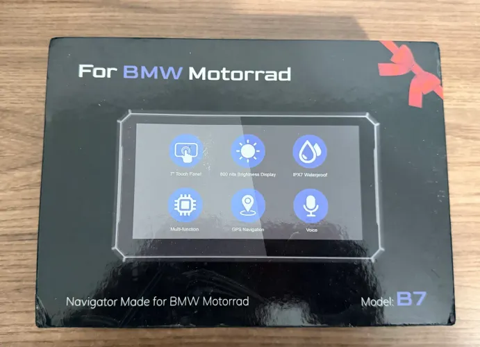 Tela Navegação BMW MOTORRAD - GPS